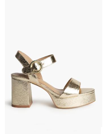 SANDALI CON PLATEAU KESLEM M5360B ORO METALLIZZATO ORO