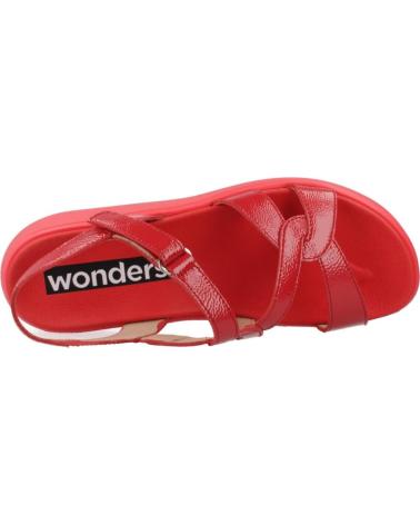 SANDALIAS WONDERS C6541 ROJAS ROJO