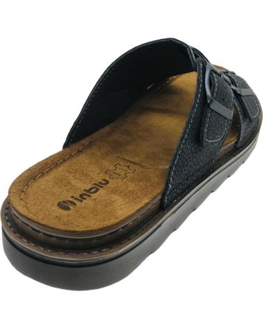 INBLU VERSTELLBARE SANDALE SCHWARZ BU000016 NEGRO