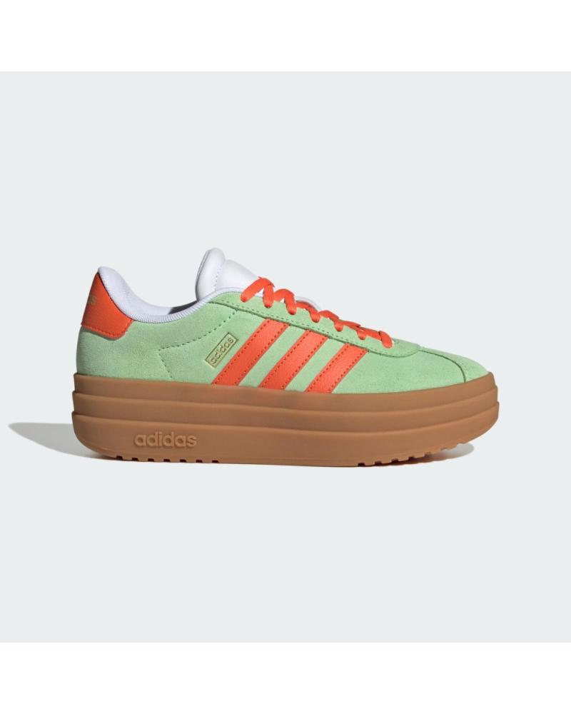BASKETS ADIDAS VL COURT BOLD J PLATEFORME VERT CHISEM - I25 ADZPJI2557AD VERDE