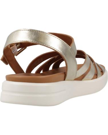 GEOX SANDALIAS MUJER MODELO D XAND 2S B - METAL LEA COLOR ORO C20 C2012