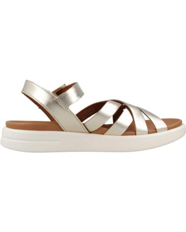 GEOX SANDALIAS MUJER MODELO D XAND 2S B - METAL LEA COLOR ORO C20 C2012