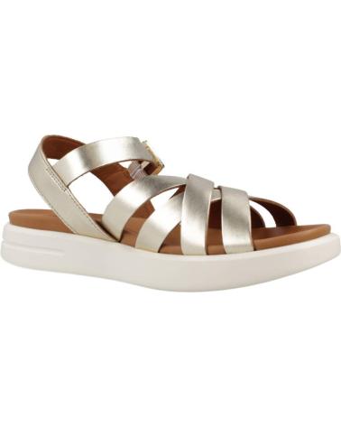 GEOX SANDALIAS MUJER MODELO D XAND 2S B - METAL LEA COLOR ORO C20 C2012