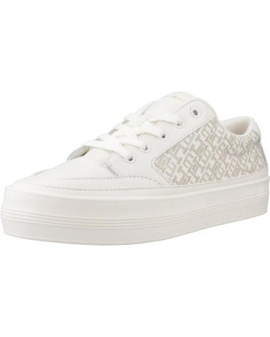 TOMMY HILFIGER FW0FW08331 - ZAPATILLAS BLANCAS CON MONOGRAM Z00