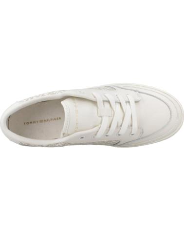 TOMMY HILFIGER FW0FW08331 - ZAPATILLAS BLANCAS CON MONOGRAM Z00