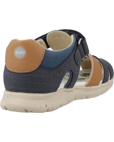 CHICCO CLARINETTO BLUE SANDALS WITH BROWN DETAILS 800