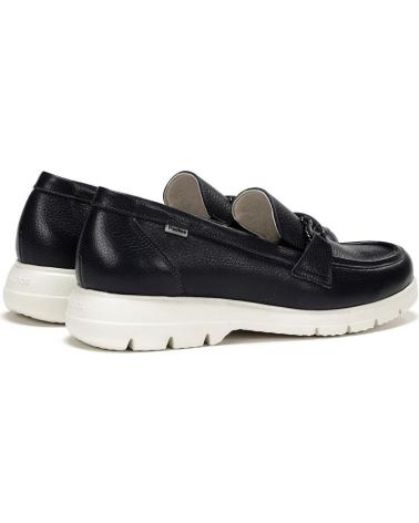 SCHWARZER LEDER-MOKASSIN FLUCHOS 99103792844 MIT RAW-SOHLE VARIOS COLORES