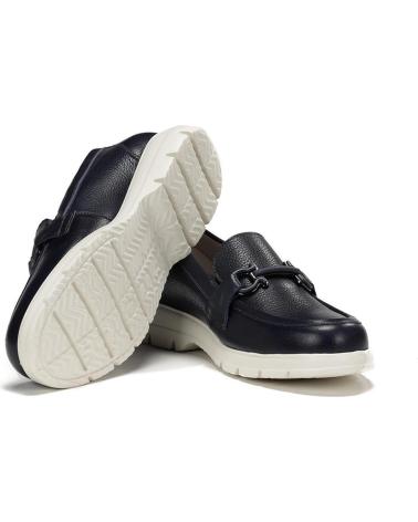 SCHWARZER LEDER-MOKASSIN FLUCHOS 99103792844 MIT RAW-SOHLE VARIOS COLORES