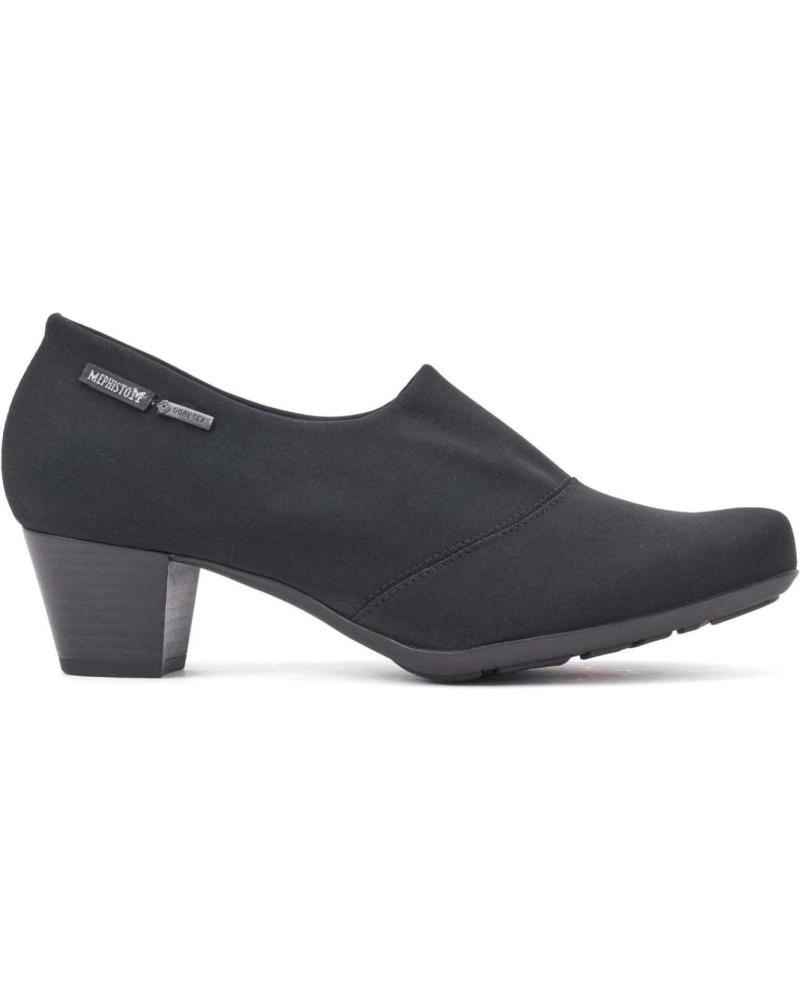 ZAPATO DE TACÓN BAJO MEPHISTO 6805382076 NEGRO NEGRO