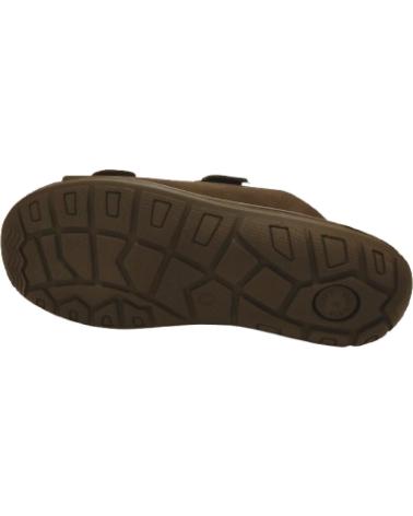 ST. GALLEN ST GALLEN SANDALIA DE PIEL ENGRASADA CON TIRAS MARRÓN MARRóN