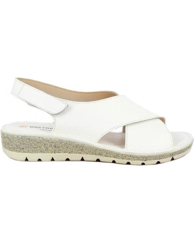 D`CUTILLAS DOCTOR CUTILLAS - SANDALIAS MUJER CROSS MOD 35310 BLANCO