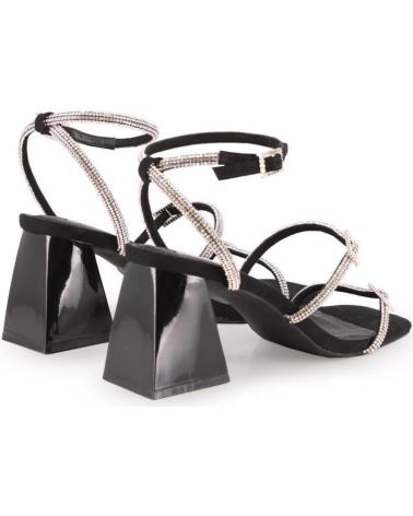 BLOGGER ORIGINAL RUTH BLACK HIGH-HEEL SANDALS NEGRO