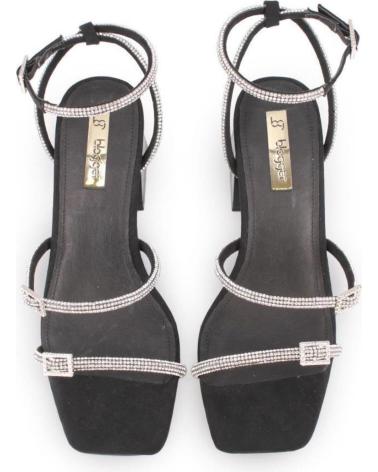 BLOGGER ORIGINAL RUTH BLACK HIGH-HEEL SANDALS NEGRO