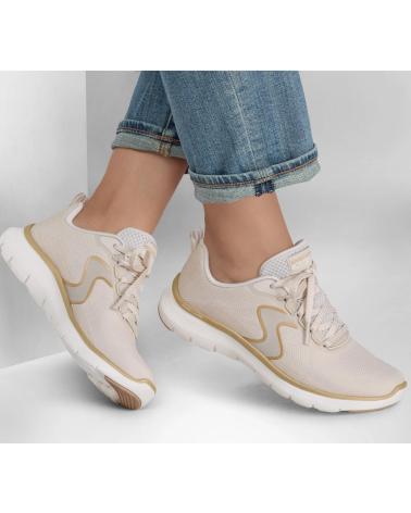 SKECHERS FLEX APPEAL 5.0 ZAPATILLAS CASUAL BEIGE BEIGE