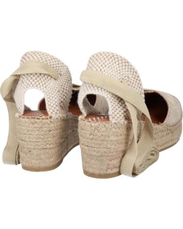 ESPADRILLE COMPENSÉE VIGUERA 2228 EN LIN NATUREL VARIOS COLORES