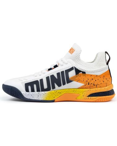MUNICH HOOPER 08 HANDBALL SHOES WHITE ORANGE BLANCO-NARANJA