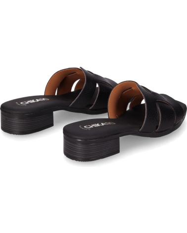 CHIKA10 ST FIORE 5600 SCHWARZE PANTOLETTE NEGRO-BLACK