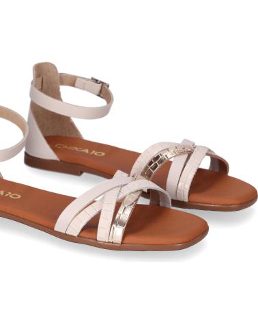 SANDALIA PLANA CHIKA10 MARQUESA 5554 HIELO-SNOW CON TIRAS CRUZADAS HIELO-SNOW