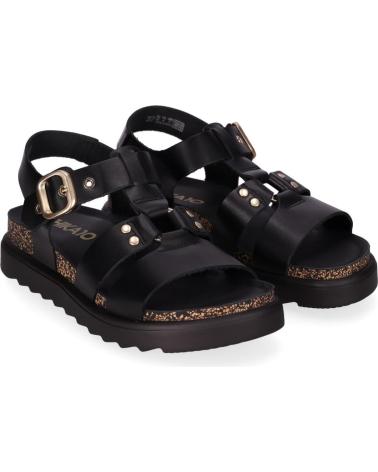 SANDALIA PLANA ESTILO PESCADOR CHIKA10 ATUNEZ 03 NEGRO NEGRO-BLACK