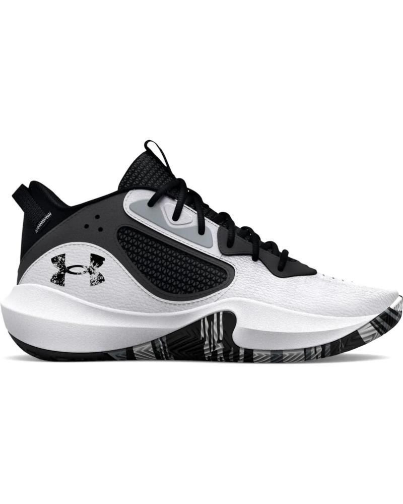 Sportif pour Fille et Garçon UNDER ARMOUR ZAPATILLAS BALONCESTO NINO LOCK BLANCO