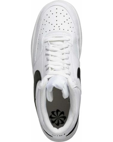 NIKE SAPATILHAS COURT VISION MID DN3577 BRANCAS COM LOGÓTIPO PRETO VARIOS COLORES