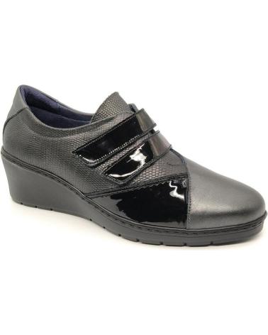 NOTTON ZAPATO CON VELCRO 104 NEGRO