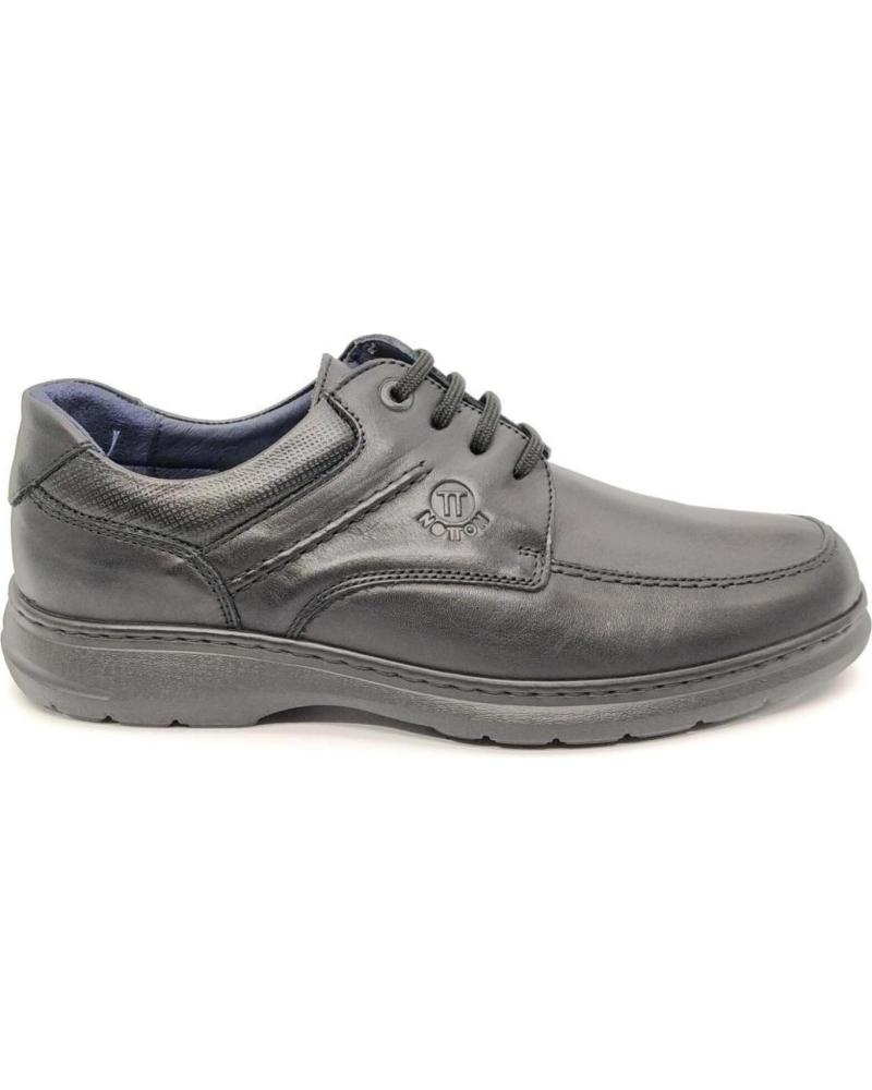 ZAPATO DE CORDONES NOTTON 203 NEGRO NEGRO