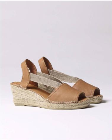 TONI PONS ALPARGATAS MUJER MODELO TEIDE P COLOR MARRON CUIRO
