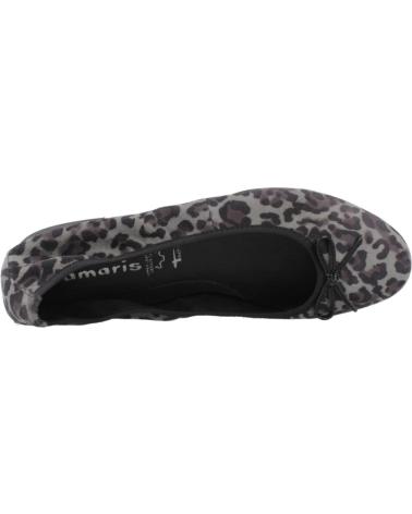 SAPATILHAS TAMARIS MODELO 22116 ESTAMPA ANIMAL LEOPARDO CINZENTO GRYLEOP
