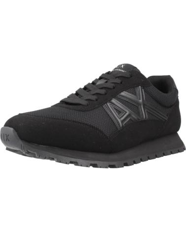 ARMANI EXCHANGE - ZAPATILLAS NEGRAS PARA HOMBRE NEGRO