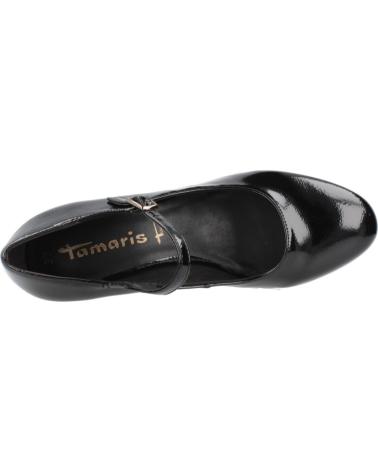 SAPATOS MARY JANE TAMARIS MODELO 22462 45 PRETO VERNIZ BLACK