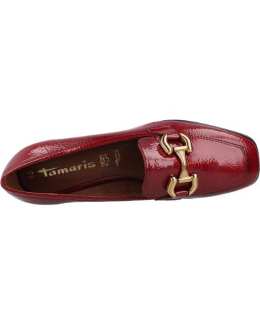 TAMARIS 24316 43 GLANZLACKLEDER ROT MIT GOLDDETAIL RED