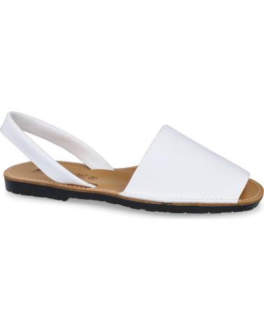 L&R SHOES SANDALIAS BLANCAS ESTILO ABIERTO BLANCO