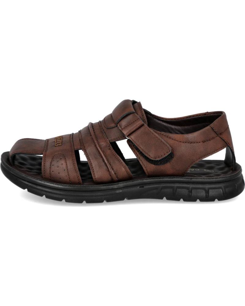 L&R SHOES ELEGANTE SANDALEN FÜR HERREN - BRAUN MARRóN