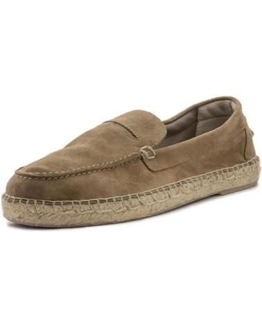 NATURAL WORLD MOCASSIM DALTON 8192 H 5 DE CAMURÇA E JUTA CASTANHO MARRON