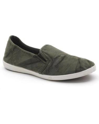 NATURAL WORLD OLD CRABE 315E H 54 - SLIP-ON SCHUH MIT GUMMIZÜGEN - KHAKI KAKI