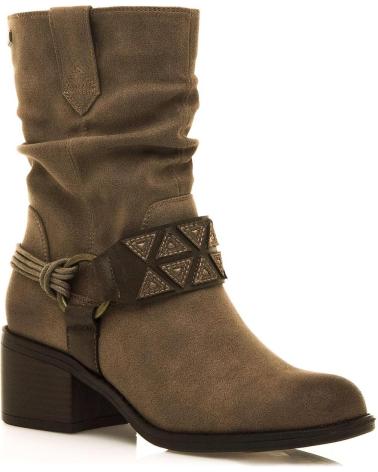 MTNG 54666 STIVALI STILE BIKER MARRONI CON FIBBIA DECORATIVA MARRóN