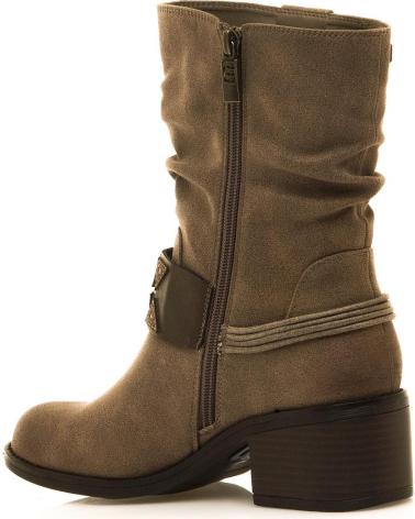 MTNG 54666 STIVALI STILE BIKER MARRONI CON FIBBIA DECORATIVA MARRóN