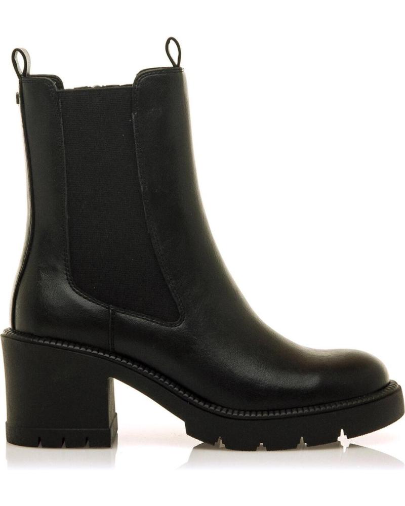 BOTTES CHELSEA MTNG 55343 NOIRES AVEC TALON ET SEMELLE CRANTÉE NEGRO