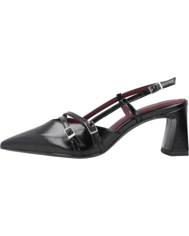 TAMARIS 29660 BLACK SLINGBACK PUMPS WITH POINTED TOE AND CRISS-CROSS STRAPS BLACK