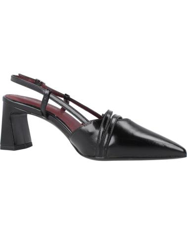 TAMARIS 29660 BLACK SLINGBACK PUMPS WITH POINTED TOE AND CRISS-CROSS STRAPS BLACK