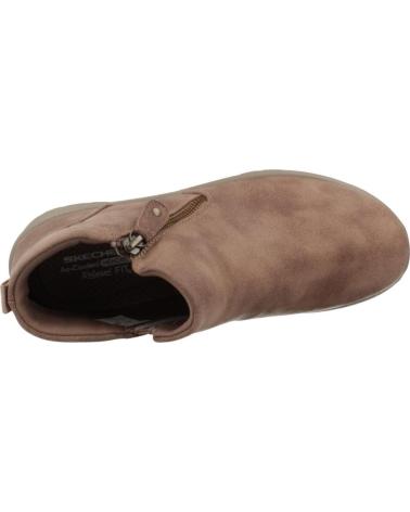 Bottines pour Femme SKECHERS BOTINES PLANOS FALL IN BLOOM MUJER TAUPE MARRóN