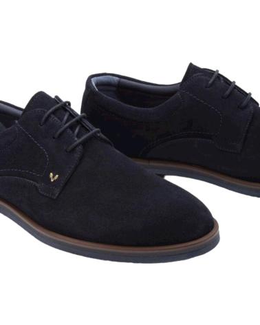 Zapatos MARTINELLI  de Hombre ZAPATOS PIEL SERRAJES AZULES VESTIR  DARKBLUE