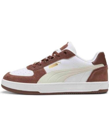 PUMA CAVEN 2.0 LUX SNEAKER 395080-08 WEISS BRAUN BLANCO MARRON