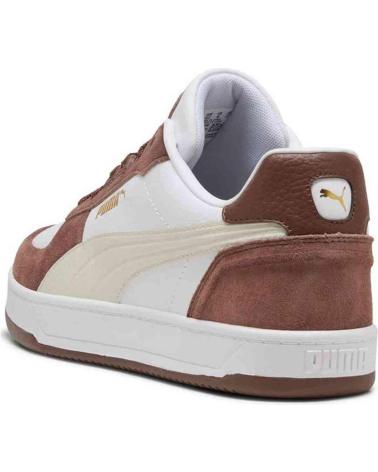 TÊNIS PUMA CAVEN 2.0 LUX 395080-08 BRANCO MARROM BLANCO MARRON