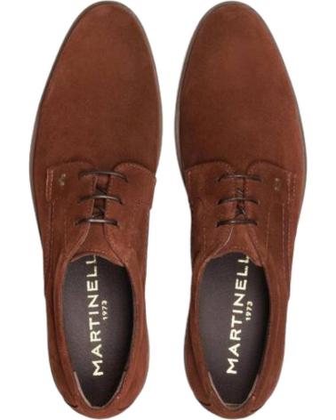 Chaussures MARTINELLI  pour Homme ZAPATOS PIEL SERRAJE MARRONES VESTIR  SAUCE