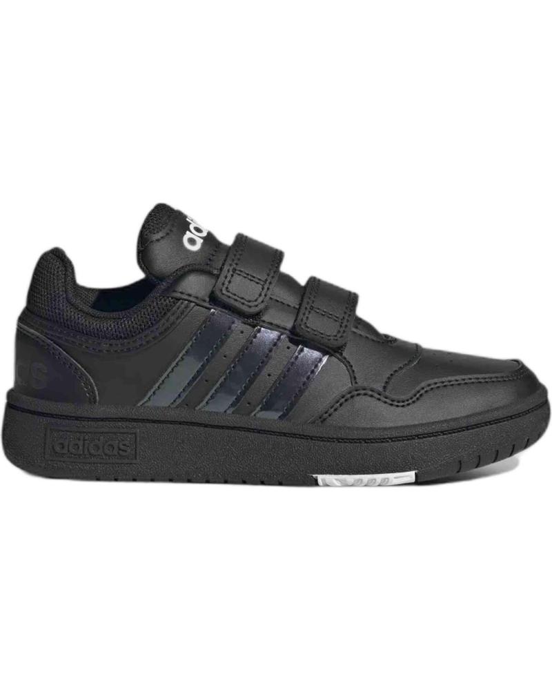 Deportivas ADIDAS  de Niña y Niño ZAPATILLAS HOOPS 3 0 CF NEGRA DORADO  NEGRO