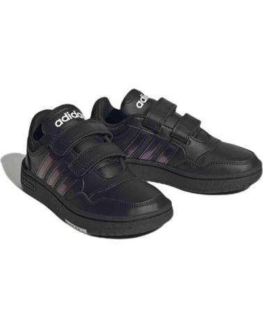 Deportivas ADIDAS  de Niña y Niño ZAPATILLAS HOOPS 3 0 CF NEGRA DORADO  NEGRO