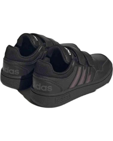 Deportivas ADIDAS  de Niña y Niño ZAPATILLAS HOOPS 3 0 CF NEGRA DORADO  NEGRO