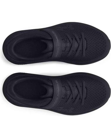 UNDER ARMOUR SURGE 4 BLACK RUNNING SHOE (REF. 3027104-002) NEGRO